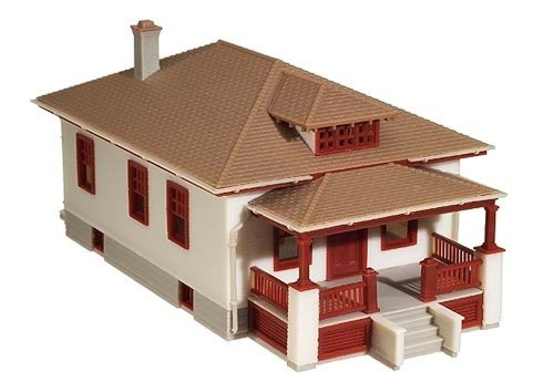 Atlas N Scale Model Railroad Building Kit Barb's Bungalow Home/House
