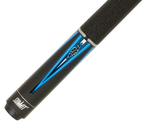 Summit SUML15 Black with Electric Blue, White & Black Points Pool/Billiards Cue