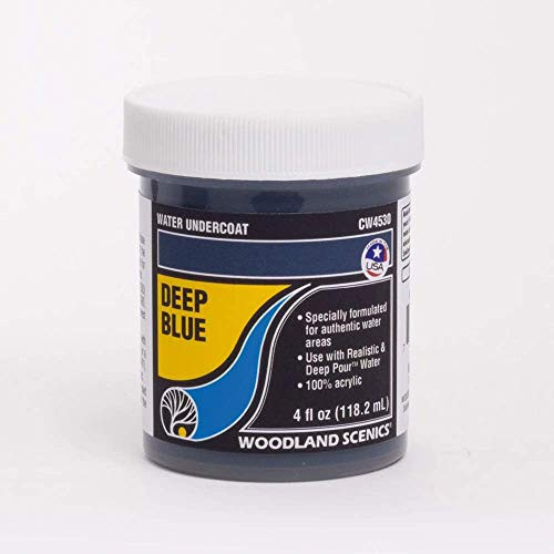 Woodland Scenics Water System Water Undercoat 4oz Bottle - Deep Blue