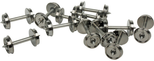 Walthers Proto HO Scale 36" Wheelsets - Metal Wheels/Metal Axles (12-Pack)