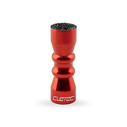 Cuetec Cues Bowtie 3-in-1 Shaper/Scuffer/Tip Pick Pool/Billiards Tool - Red