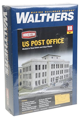 Walthers Cornerstone HO Scale Building/Structure Kit United States Post Office