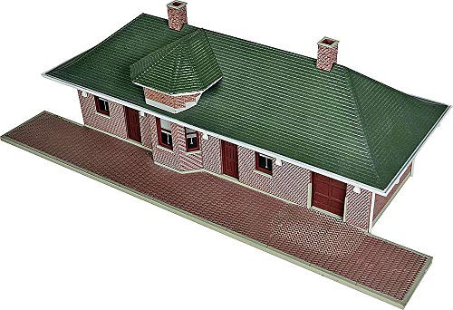 Walthers Cornerstone HO Scale Building/Structure Kit Pella Train Station Depot