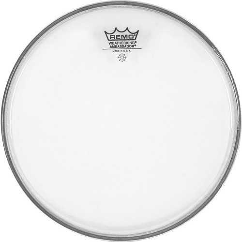 Remo - BA031200 - Batter, AMBASSADOR, Clear, 12" Diameter