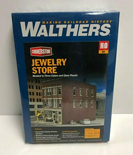 Walthers Cornerstone HO Scale Building/Structure Kit Jewelry Store