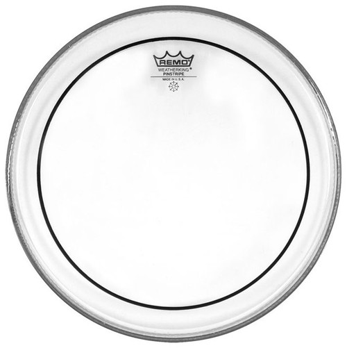 Remo - PS0313MP - Batter, CRIMPLOCK, PINSTRIPE, Clear, 13" Diameter