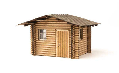 Walthers SceneMaster HO Scale Laser-Cut Wood Kit Forest Cabin