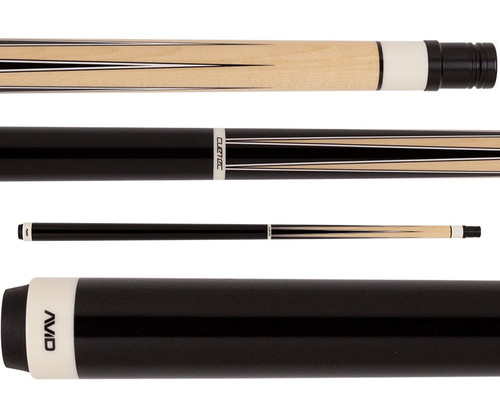 Cuetec AVID Era 12.25mm Sneaky Pete 6PT Natural/No Wrap Pool/Billiard Cue