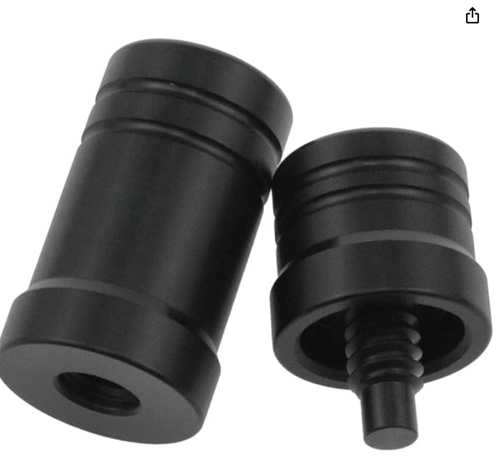 Y2Play Threaded Plastic 5/16 x 14 Joint Protectors - Black