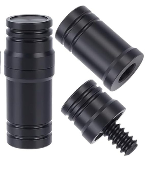 Y2Play Threaded Plastic 3/8 x 10 Joint Protectors - Black