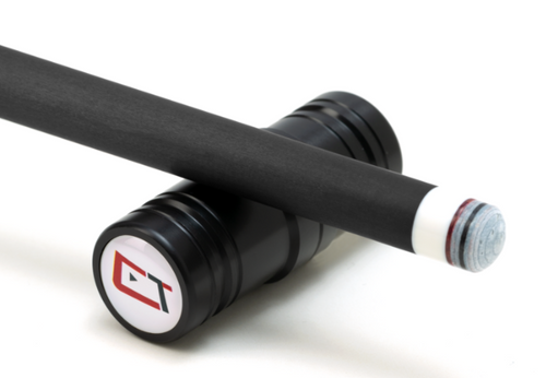 Cuetec Cynergy 10.5mm Carbon Fiber 3/8x11 Black Collar Pool Cue Shaft 21.30mmJD