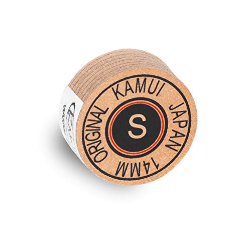Kamui Original Brown Billiard Pool Cue Tip 14mm - Soft