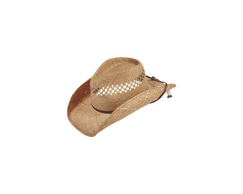 Stetson Bridger Shapeable Natural Straw Hat - Size Small