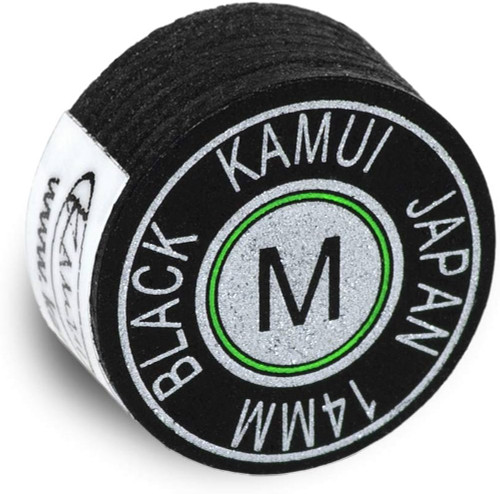 Kamui Black Billiard Pool Cue Tip 14mm - Medium