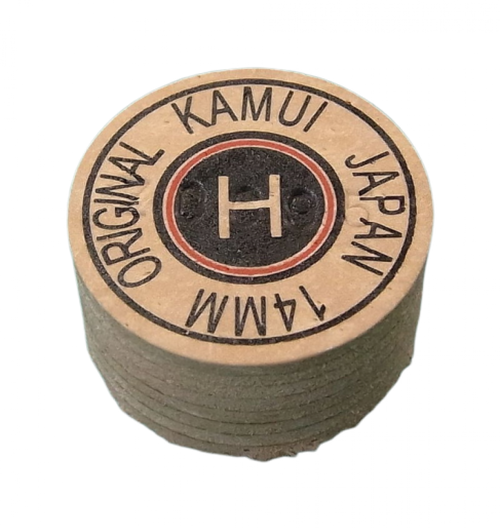 Kamui Original Brown Billiard Pool Cue Tip 14mm - Hard