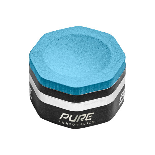 Predator Pure Pool Billiard Cue Stick Chalk - 1 Piece Soft (Blue)
