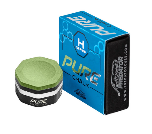 Predator Pure Pool Billiard Cue Stick Chalk - 1 Piece Hard (Green)