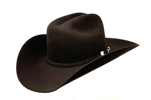 Stetson 4X Corral Chocolate Buffalo Felt Cowboy Western Hat - Size 7 5/8