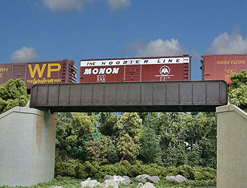 Walthers Cornerstone HO Scale 70ft. Single-Track Railroad Through Girder Bridge