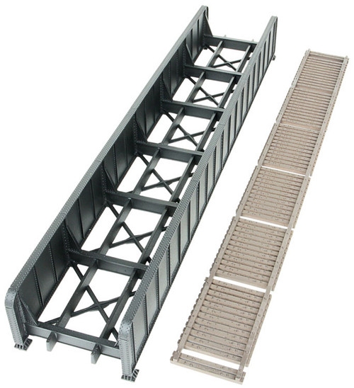 Walthers Cornerstone HO Scale 90ft. Single-Track Railroad Through Girder Bridge