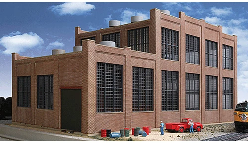 Walthers Cornerstone HO Scale Building/Structure Kit Railroad Repair Shop