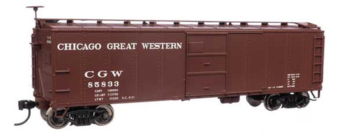 Walthers HO Scale 40' Early X29 Chicago Great Western Boxcar #85833