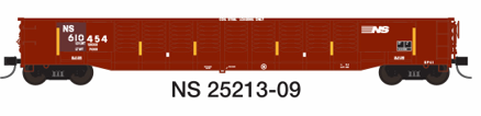 Intermountain N Scale 52' Corrugated Gondola Norfolk Southern #610454