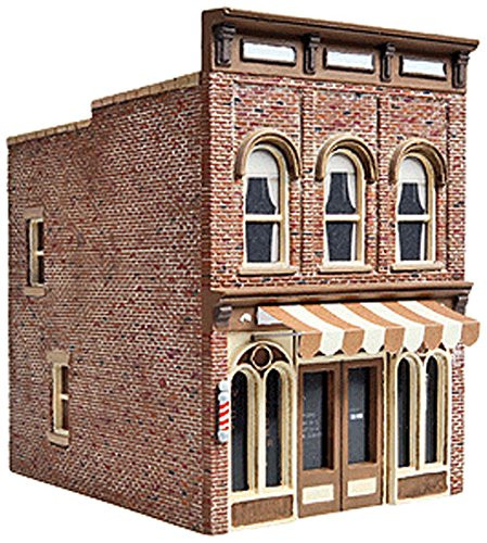 Walthers Cornerstone HO Scale Building/Structure Kit Vic's Barber Shop