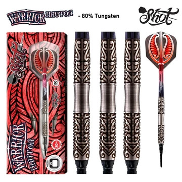 Shot Darts Warrior Hautoa Soft Tip Dart Set - 20g