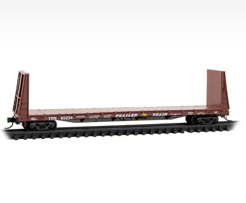 Micro-Trains MTL N-Scale 61’ Bulkhead Flat Car TTX #80234