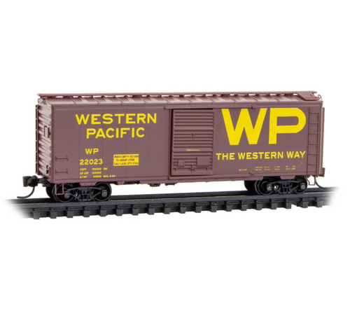 Micro-Trains MTL N-Scale 40'  Box Car Western Pacific #22023
