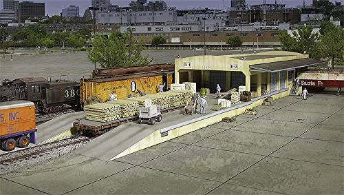 Walthers Cornerstone HO Scale Building/Structure Kit Open Air Transload Building