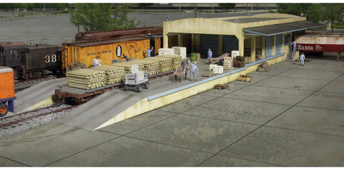 Walthers Cornerstone HO Scale Building/Structure Kit Open Air Transload Building