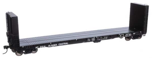 Walthers Proto HO Scale 50' CC&F Bulkhead Flatcar Algoma Central #2414