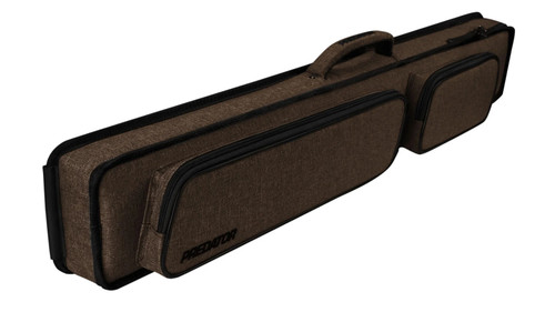 Predator Metro Brown Hard Pool Cue Hard Case - 3 Butts x 5 Shafts
