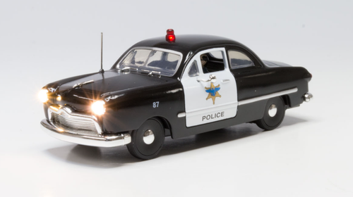 Woodland Scenics Just Plug O Scale Lighted Police Car