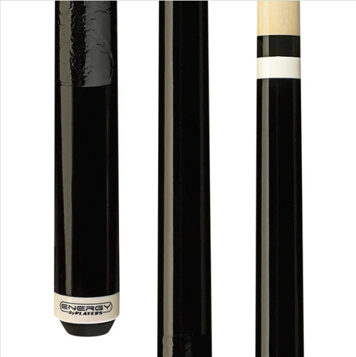 Energy By Players HC08 Midnight Black Gloss Pool/Billiards Cue Stick
