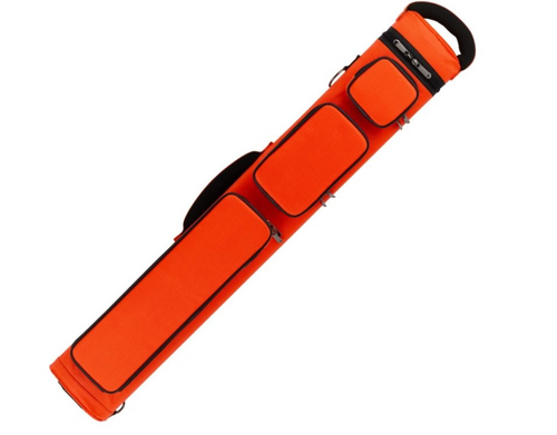 Action Backpack ACB24 2x4 Hard Pool/Billiard Cue Case - Tangerine