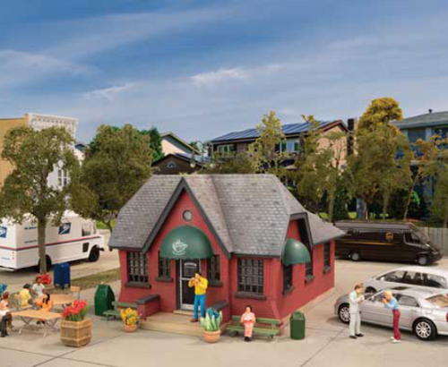 Walthers Cornerstone HO Scale Building Kit Coffee Shop