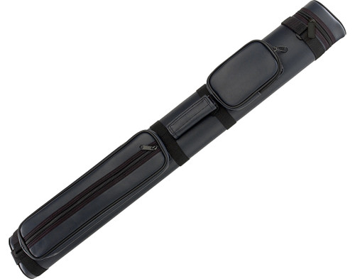 Pro Series BLACK 2x2 2B2S Pool/Billiard Hard Oval Cue Stick Case (PR22VA)