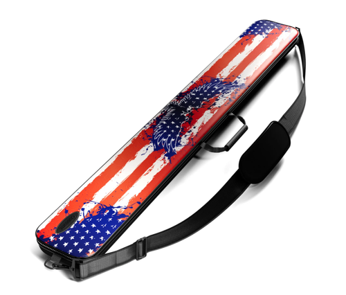 Casemaster Parallax Art Series Pool/Billiards Cue Case - Patriot