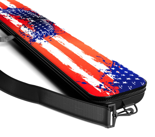 Casemaster Parallax Art Series Pool/Billiards Cue Case - Patriot