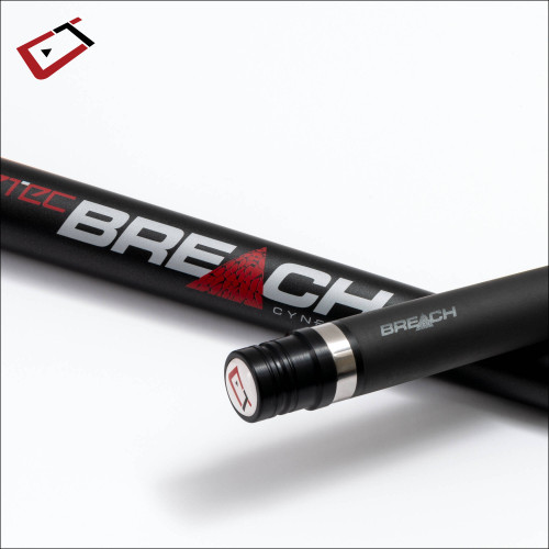 Cuetec 95-147NW Cynergy Breach Carbon Fiber Break Billiard Cue Black/No Wrap