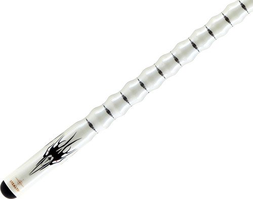 Stealth STH11 White Stained Black Tribal Overlay Pool/Billiards Cue Stick