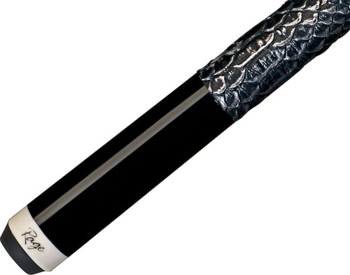 Rage RGS7 Black Faux Snake Wrap Pool/Billiard Cue Stick