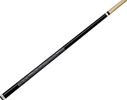 Rage RGS7 Black Faux Snake Wrap Pool/Billiard Cue Stick