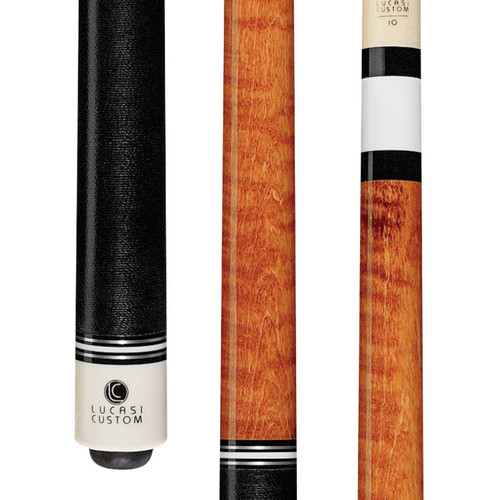 Lucasi Custom LZCB7 Curly Maple/Extended Irish Linen Wrap Pool/Billiard Cue