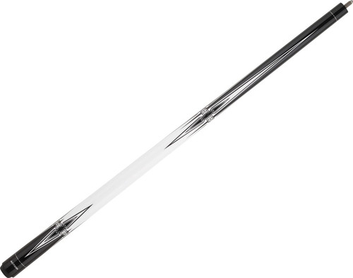 Action BW25 Black w/ Long White Speers & Foil Diamonds Pool/Billiards Cue Stick