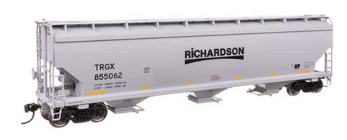 Walthers HO Scale 60' NSC 5150 3-Bay Covered Hopper Richardson TRGX #855062