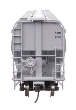 Walthers HO Scale 60' NSC 5150 3Bay Covered Hopper Archer Daniels Midland #52343